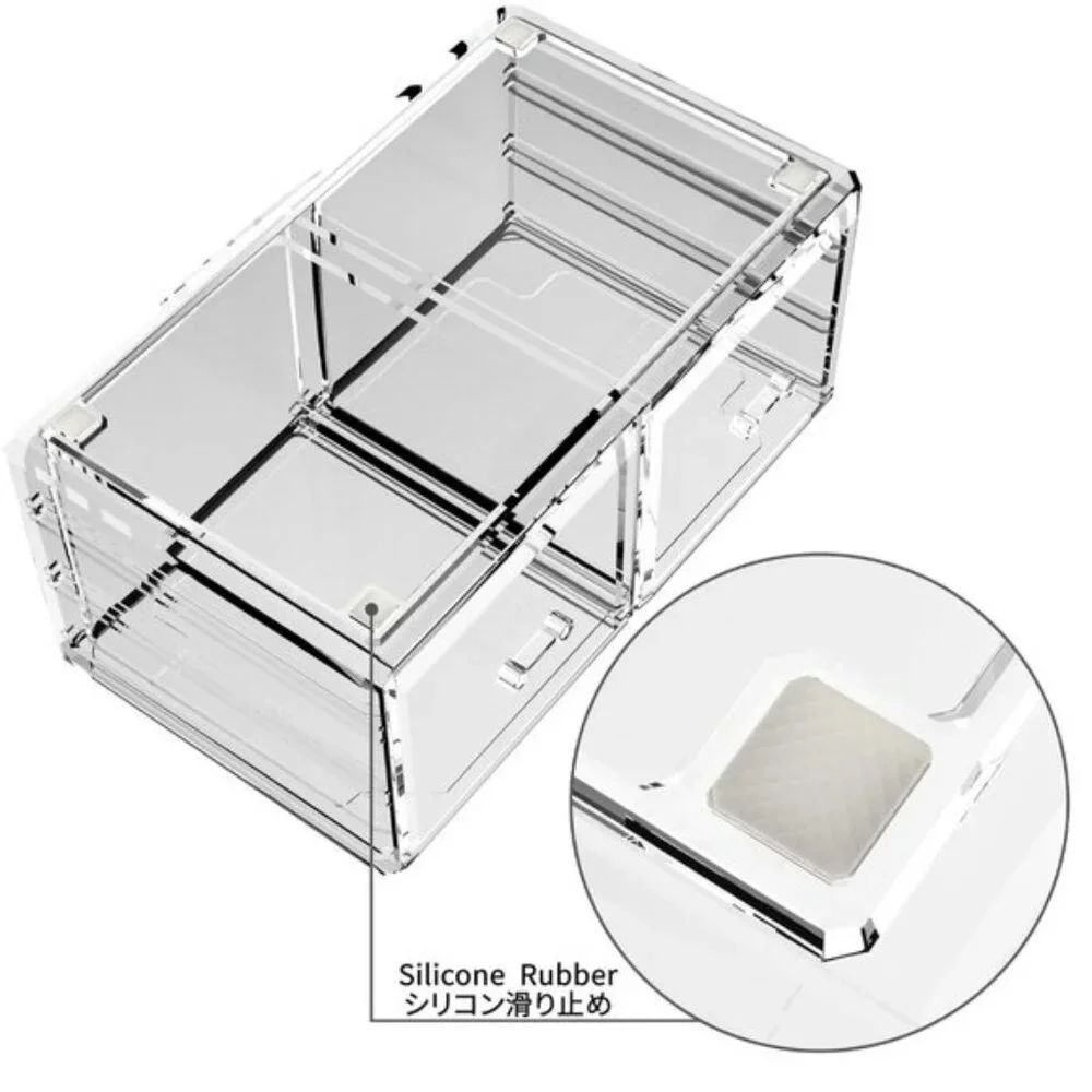 New Makeup Cosmetic Organizer, Clear 12-Drawer Storage Case for Vanity & Display